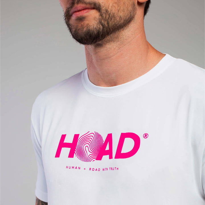 Camiseta Unisex Hoad Runflow® - Hoad -  Branco / Azul Petróleo / P-Branco / Azul Petróleo / M-Branco / Azul Petróleo / G-Branco / Azul Petróleo / GG-Branco / Laranja Flúor / P-Branco / Laranja Flúor / M-Branco / Laranja Flúor / G-Branco / Laranja Flúor / GG-Cinza / Rosa Flúor / P-Cinza / Rosa Flúor / M