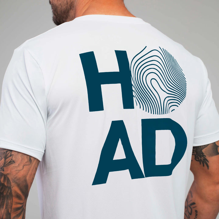 Camiseta Unisex Hoad Runflow® - Hoad -  Branco / Azul Petróleo / P-Branco / Azul Petróleo / M-Branco / Azul Petróleo / G-Branco / Azul Petróleo / GG-Branco / Laranja Flúor / P-Branco / Laranja Flúor / M-Branco / Laranja Flúor / G-Branco / Laranja Flúor / GG-Cinza / Rosa Flúor / P-Cinza / Rosa Flúor / M