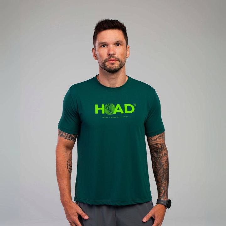 Camiseta Unisex Hoad Runflow® - Hoad -  Branco / Azul Petróleo / P-Branco / Azul Petróleo / M-Branco / Azul Petróleo / G-Branco / Azul Petróleo / GG-Branco / Laranja Flúor / P-Branco / Laranja Flúor / M-Branco / Laranja Flúor / G-Branco / Laranja Flúor / GG-Cinza / Rosa Flúor / P-Cinza / Rosa Flúor / M