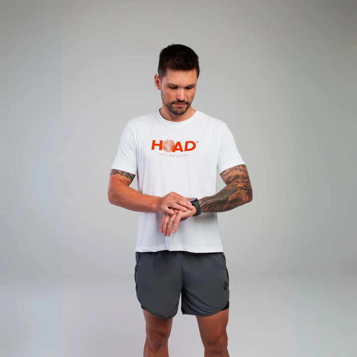 Camiseta Unisex Hoad Runflow® - Hoad -  Branco / Azul Petróleo / P-Branco / Azul Petróleo / M-Branco / Azul Petróleo / G-Branco / Azul Petróleo / GG-Branco / Laranja Flúor / P-Branco / Laranja Flúor / M-Branco / Laranja Flúor / G-Branco / Laranja Flúor / GG-Cinza / Rosa Flúor / P-Cinza / Rosa Flúor / M